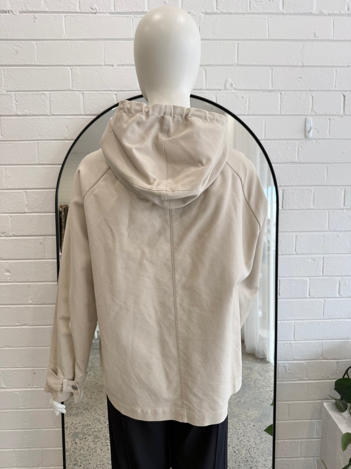 Lee Mathews Beige Utility Parker - Size L (12 - 14)