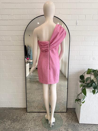 Mossman Pink Life Of The Party Strapless Dress - Size 10