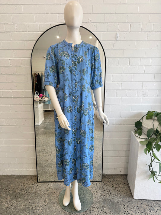 Zoe Kratzmann Azure Botanic Field Dress - Size 2 (10)