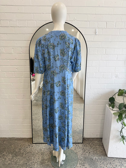 Zoe Kratzmann Azure Botanic Field Dress - Size 2 (10)