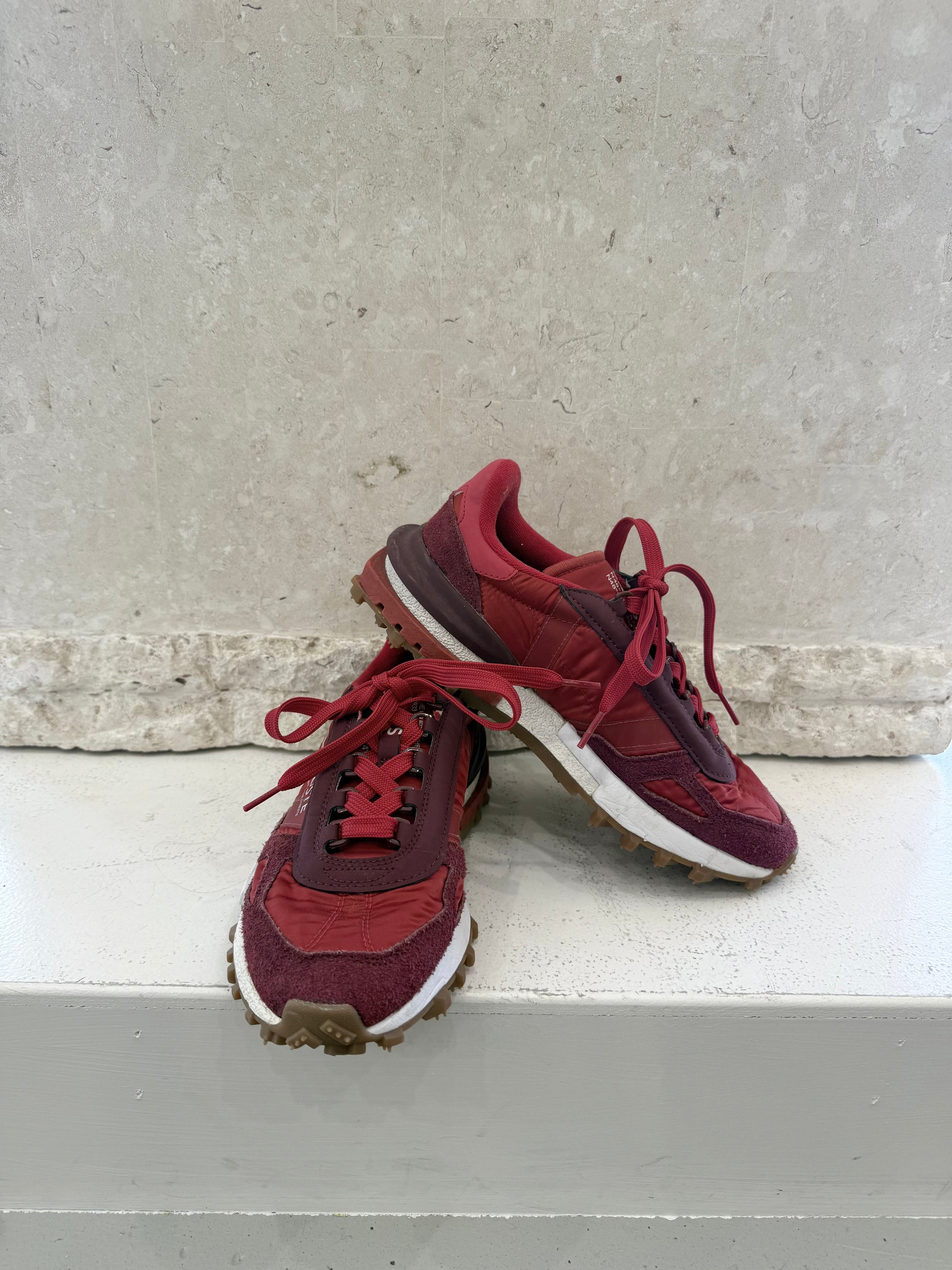 Lacoste Active Sneaker Red/Burgandy - Euro 39.5 - Pre-Loved Geelong 1