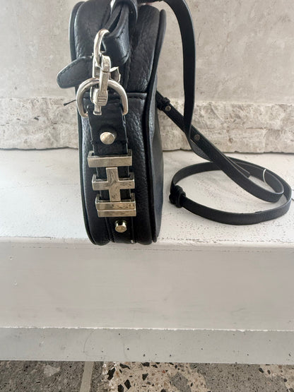 Dylan Kain Black Leather Rodriguez Crossbody Bag - Pre-Loved Geelong