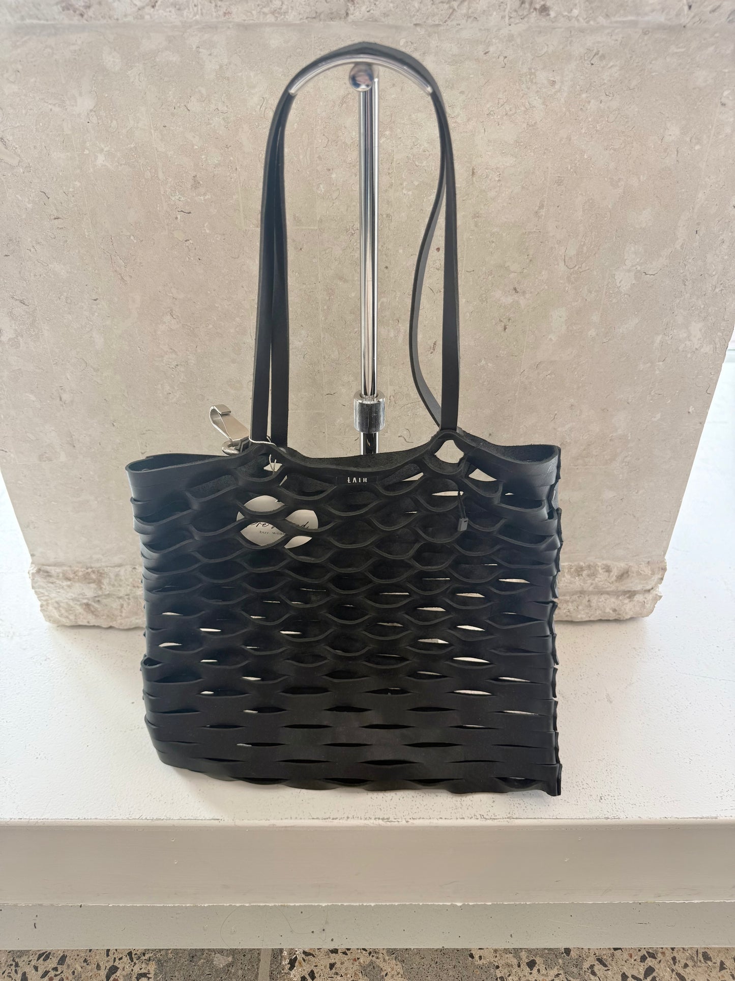 The Lair Black Tuscany Net Bag - Pre-Loved Geelong
