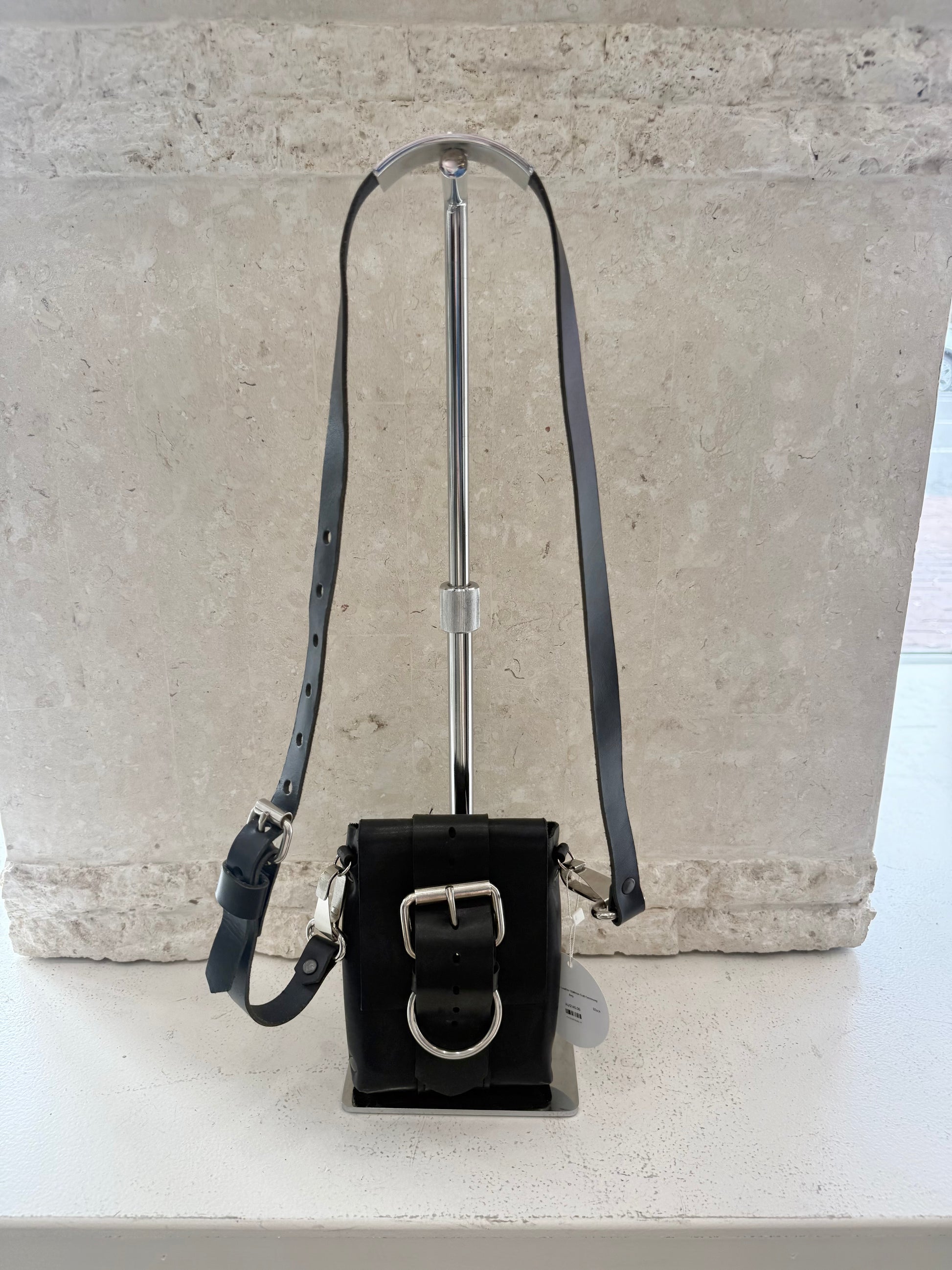 The Lair Black Leather Oblivion Cult Ceremony Bag Pre-Loved Geelong