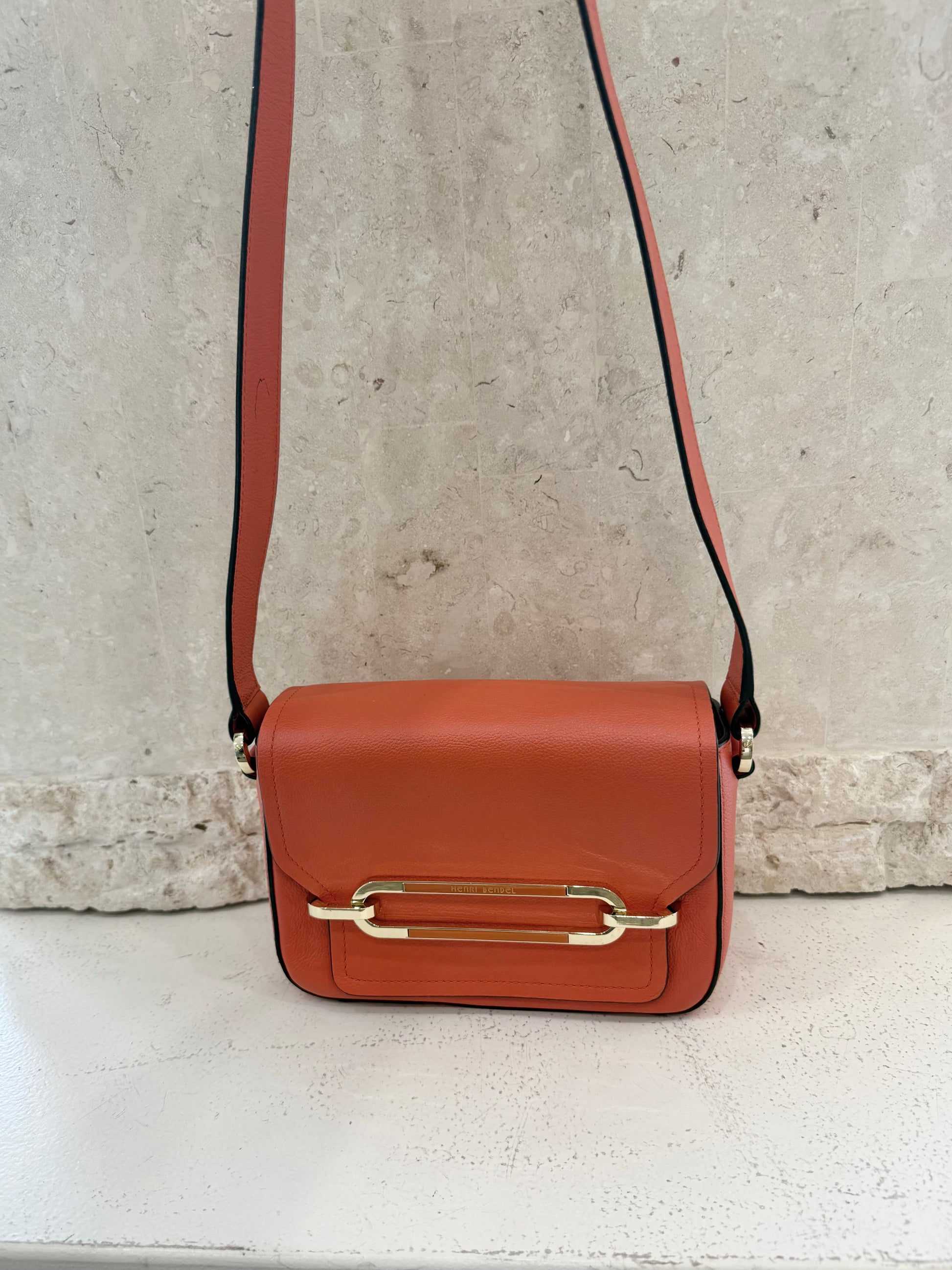 Henri Bendel Sullivan Cross Body Bag - Medium Red - Pre-Loved Geelong