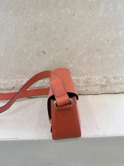 Henri Bendel Sullivan Cross Body Bag - Medium Red - Pre-Loved Geelong