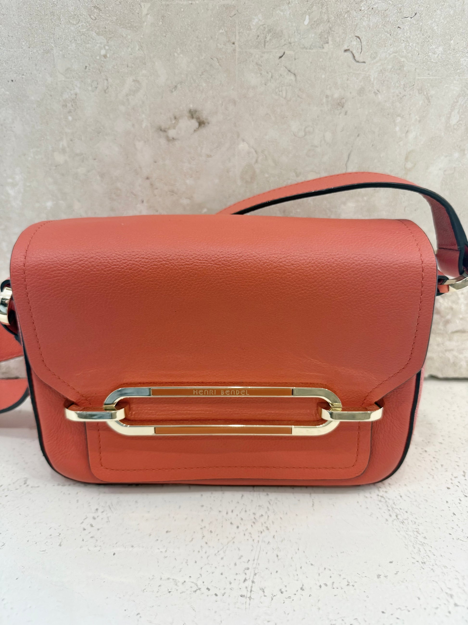 Henri Bendel Sullivan Cross Body Bag - Medium Red - Pre-Loved Geelong