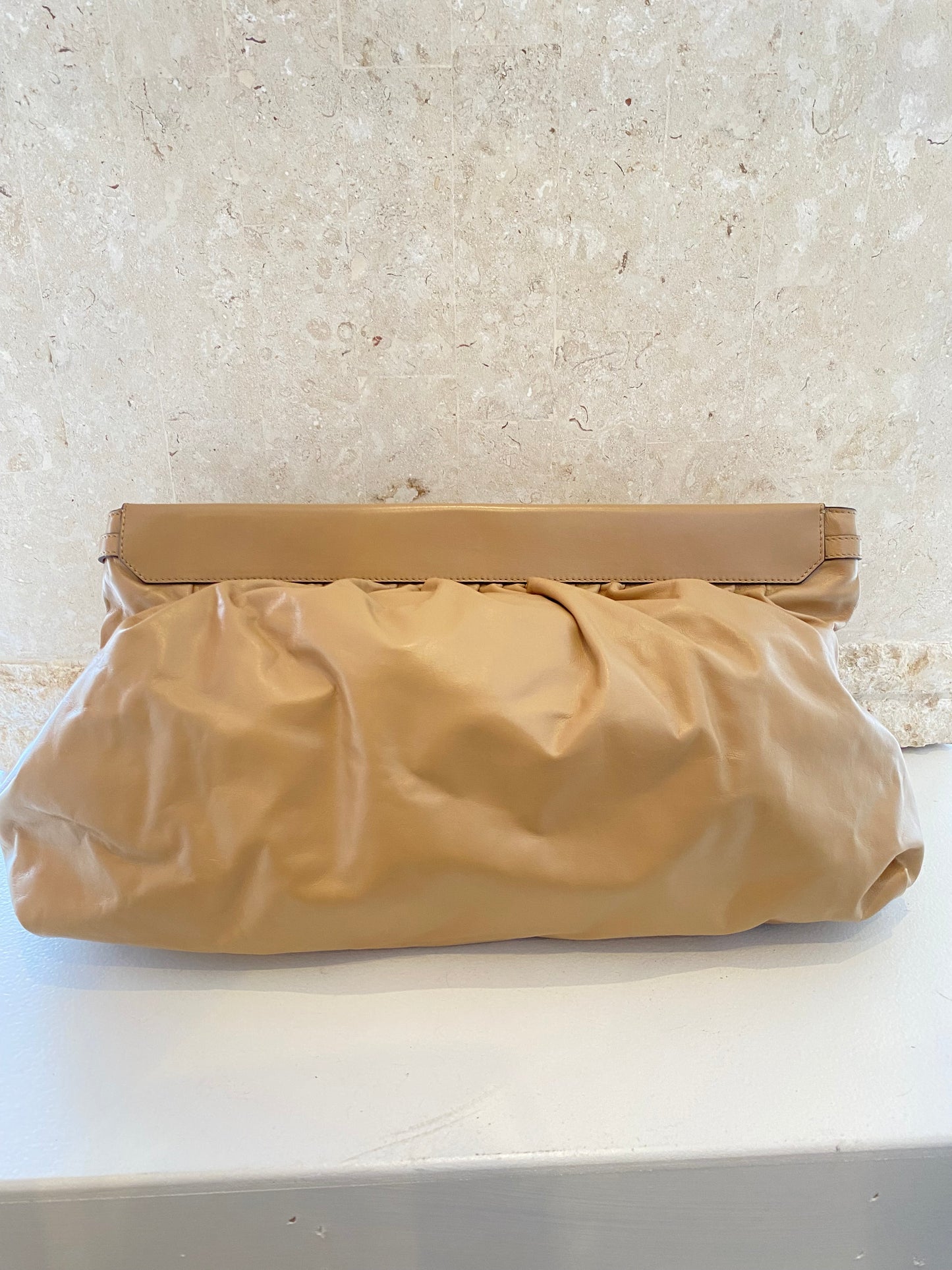 Isabel Marant Camel Luz Clutch Bag