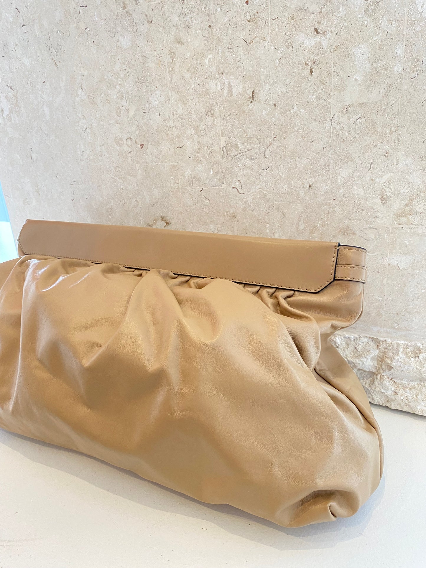 Isabel Marant Camel Luz Clutch Bag