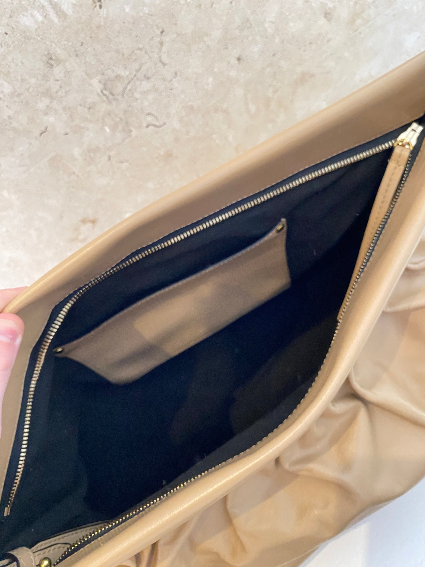 Isabel Marant Camel Luz Clutch Bag