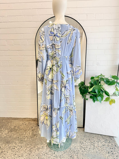 Aje Romantica Voile Maxi Dress - Size 12