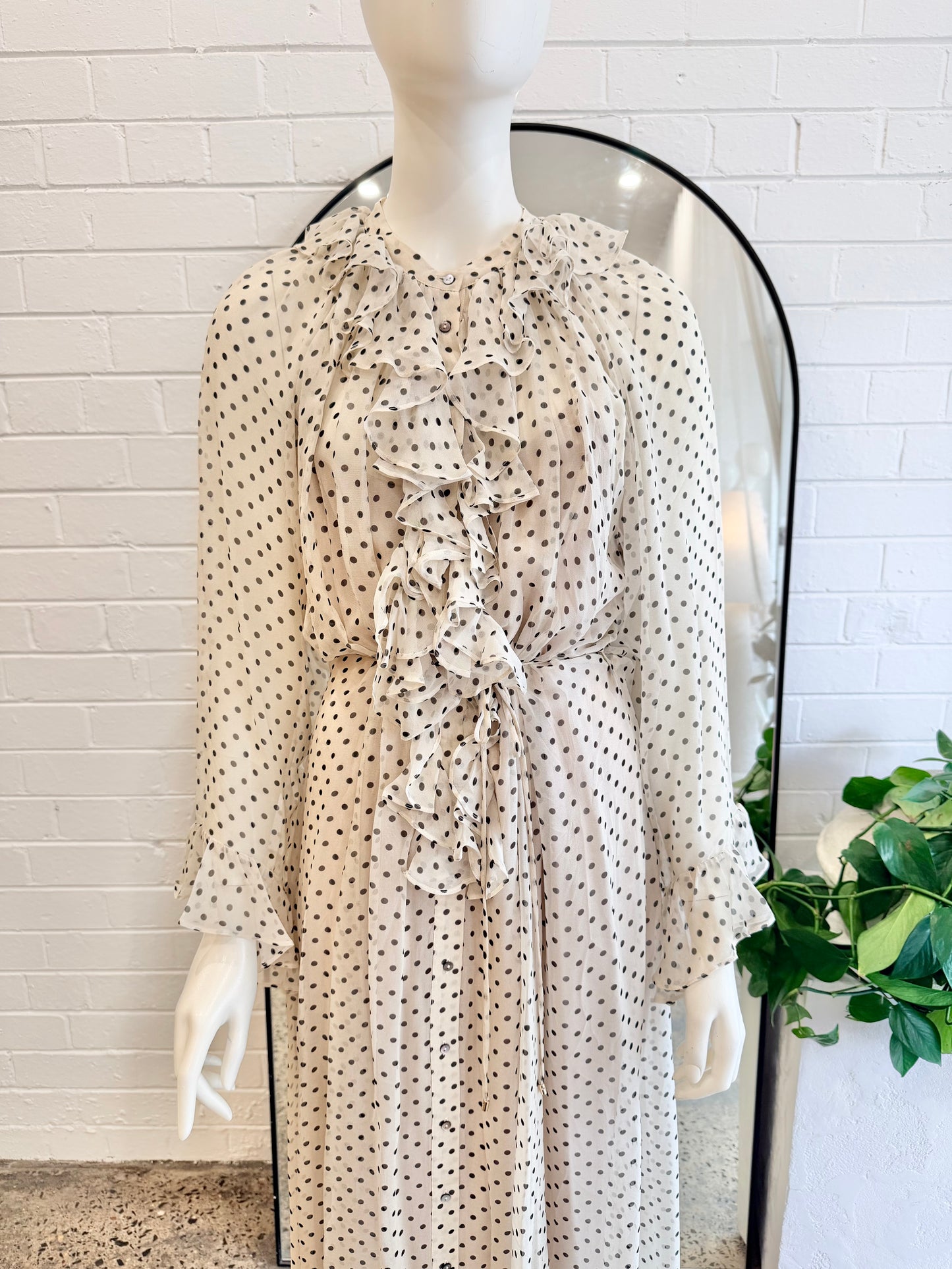 Morrison Lottie Shirt Dress in Spot - Size 12-14