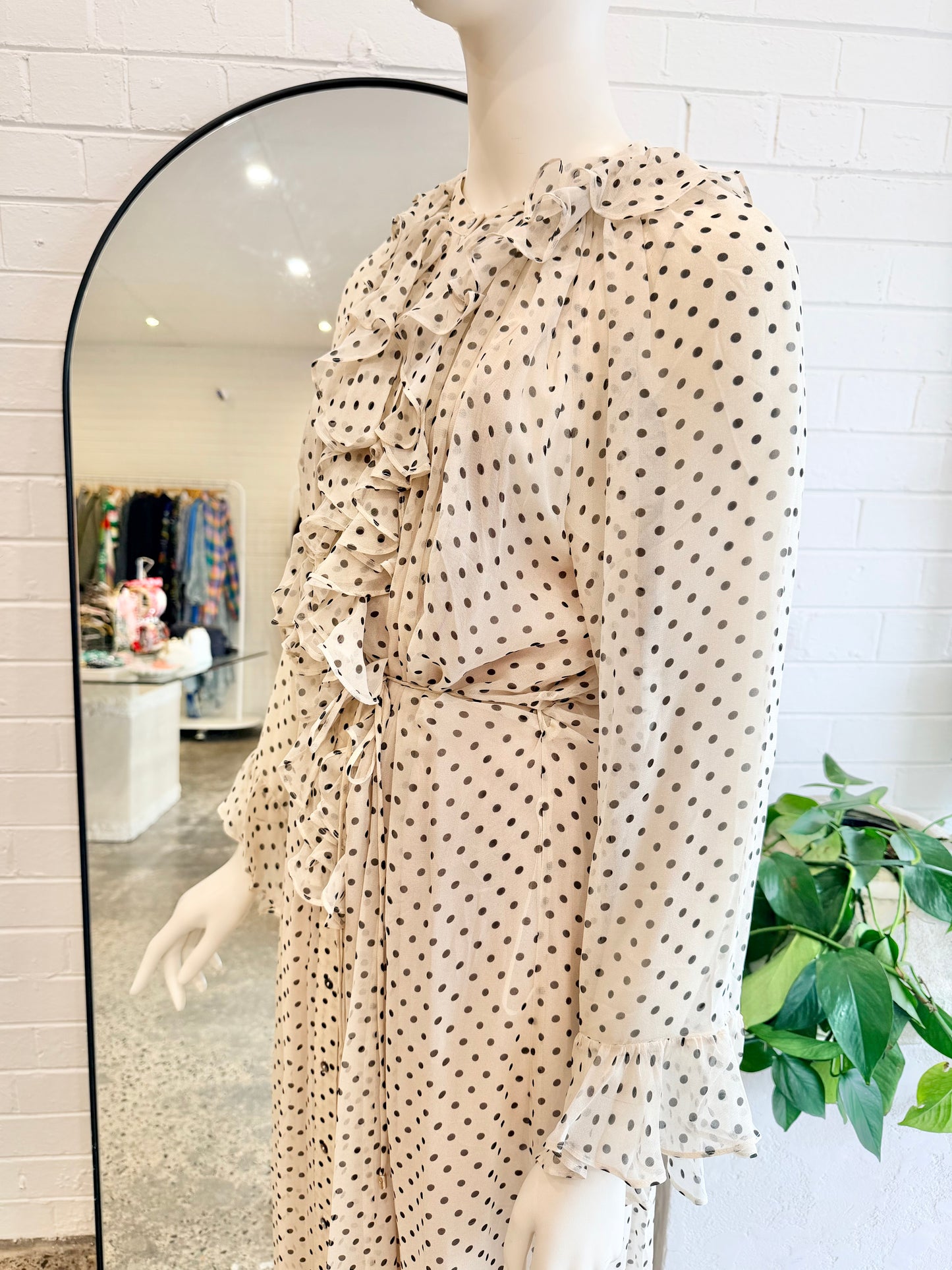 Morrison Lottie Shirt Dress in Spot - Size 12-14