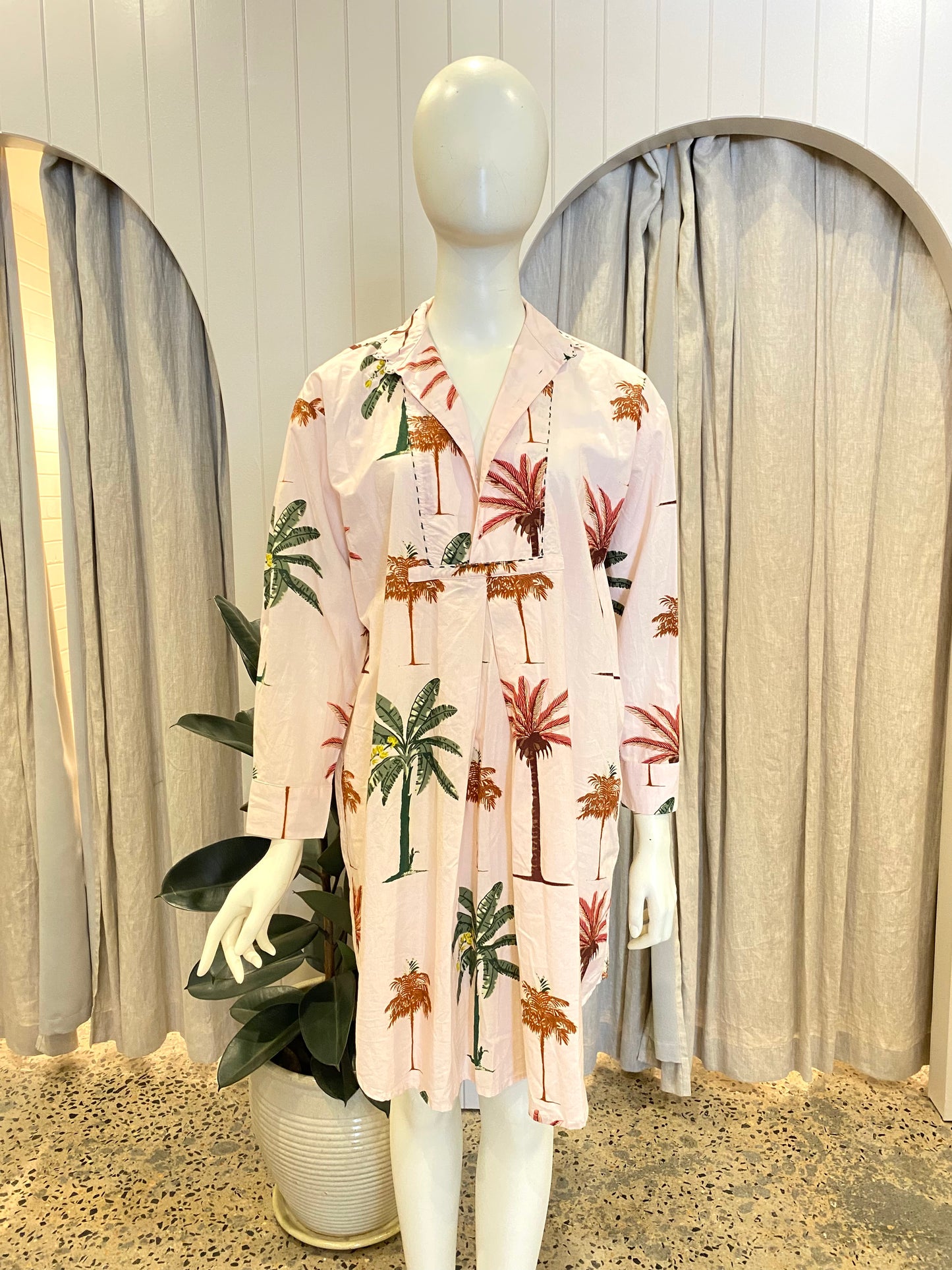 Mandalay Designs Palms Mini Dress - Size 10