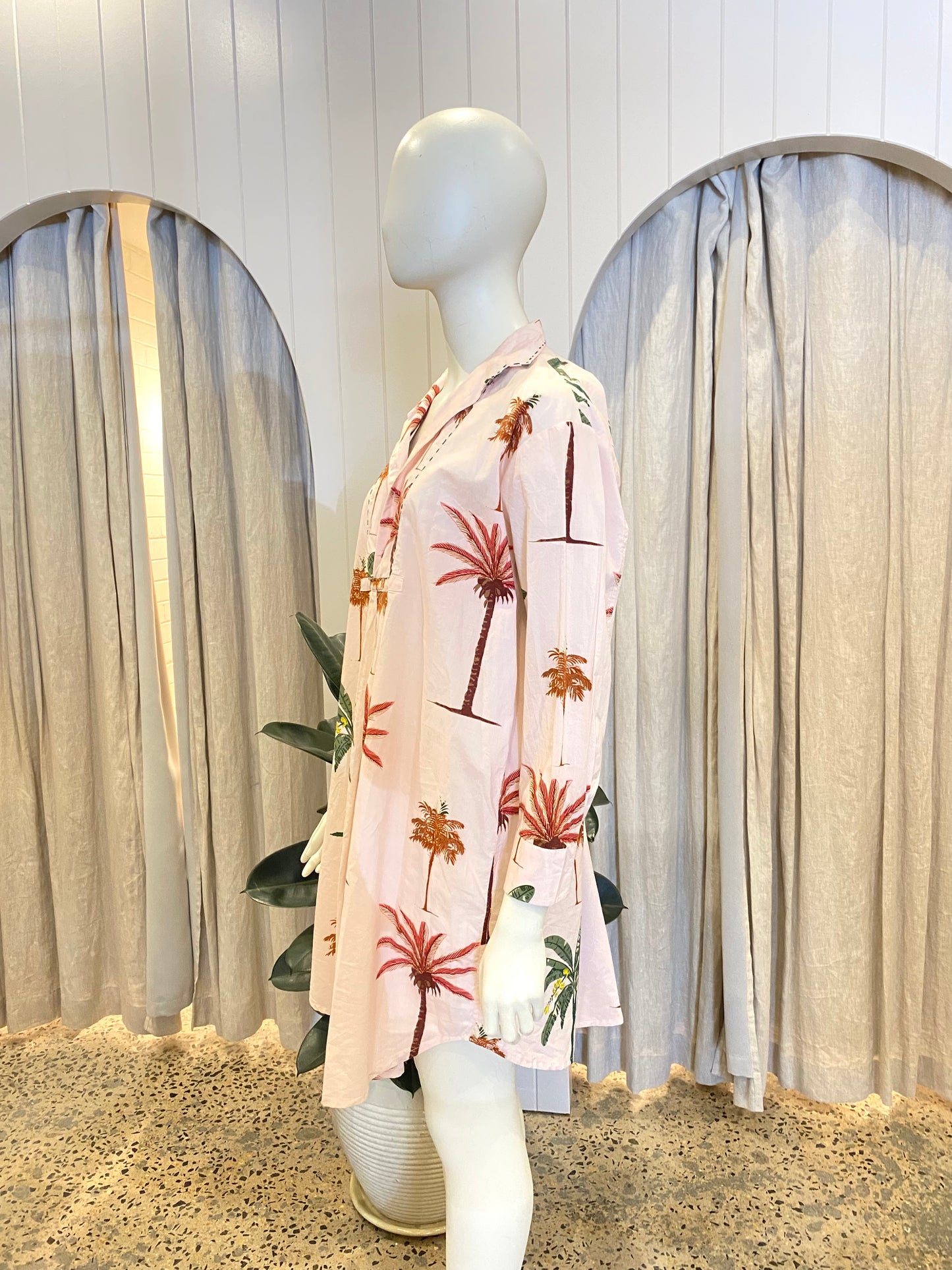 Mandalay Designs Palms Mini Dress - Size 10