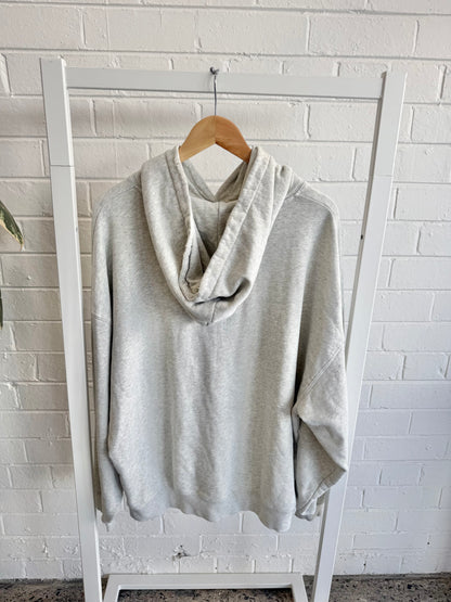 Anine Bing Harvey Signature Heather Sweater in Grey - Size XL