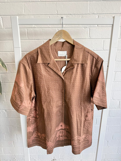 Emerson Studios Rust Reflexion Shirt - Size L (12)