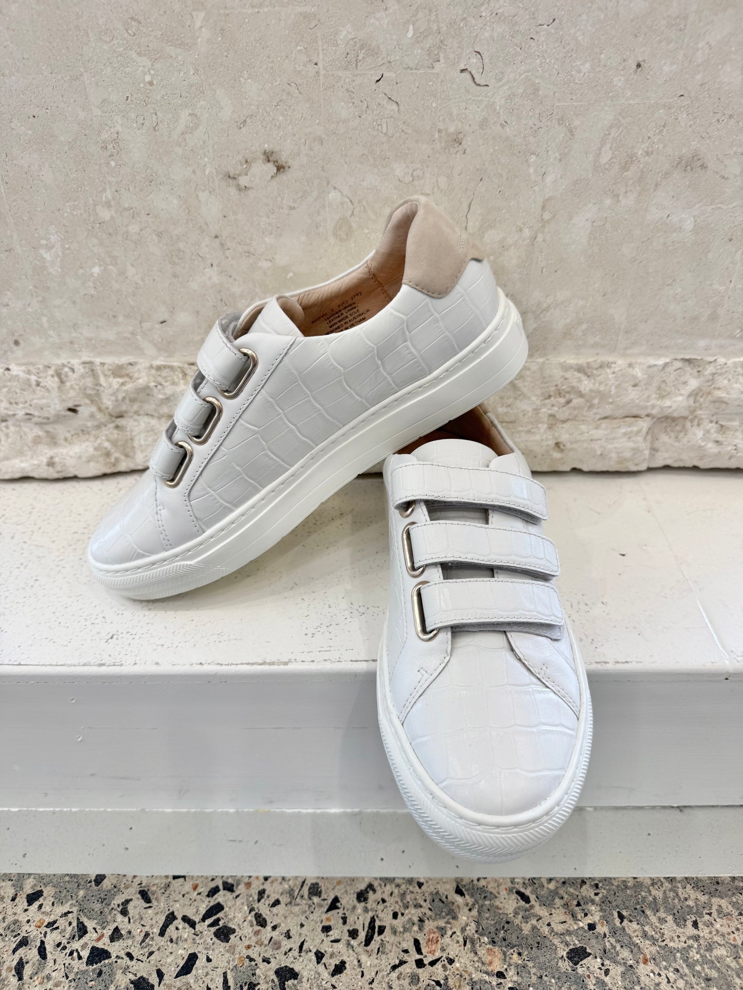 Frankie 4 White Archer Sneakers - Size 7