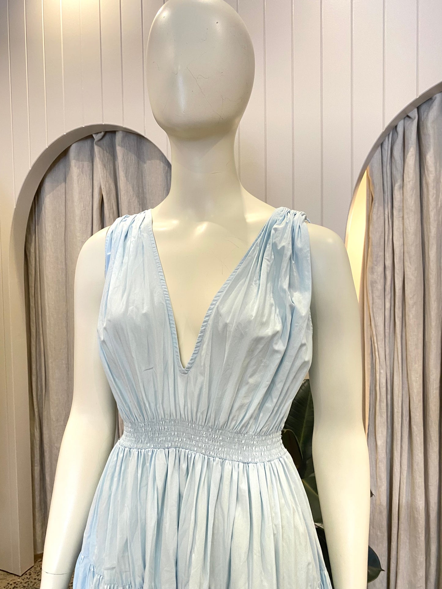 S/W/F Tiered Ruffle Maxi Dress - Size M (12)