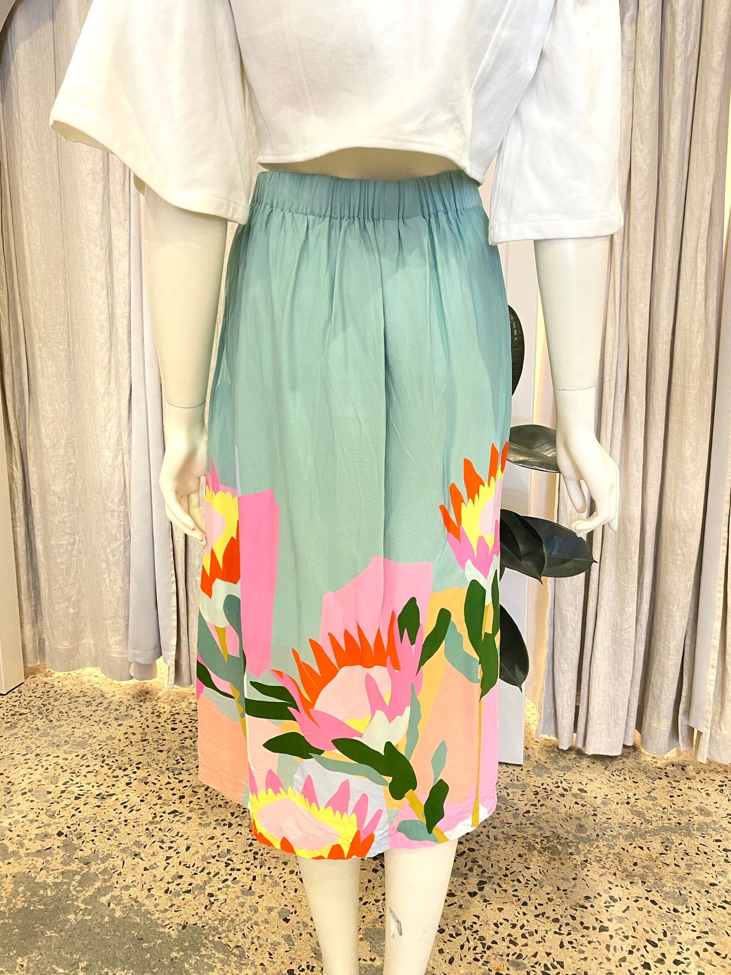 Gorman Protea Midi Skirt - Size 16