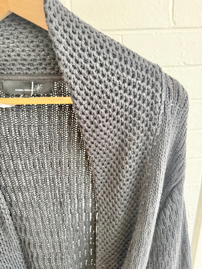Isabel Marant Tie Up Knit Cardigan in Navy - Size 1 (10)