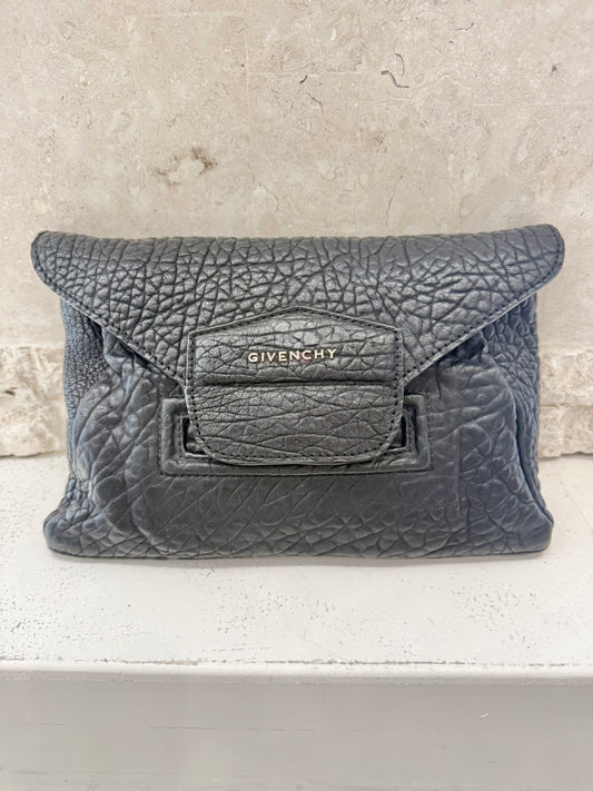 Givenchy Antigona Envelope Black Clutch