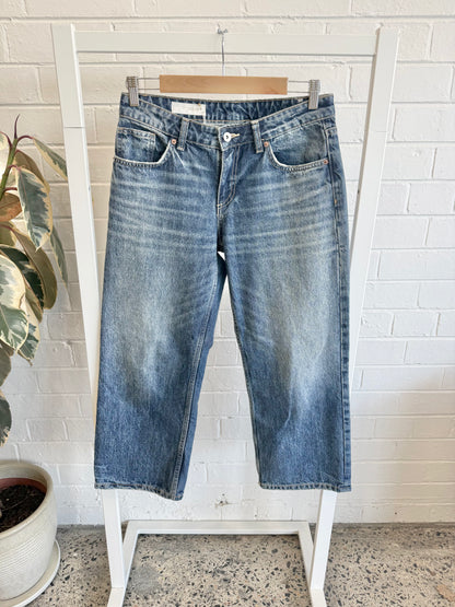 Zara Wide Leg Denim Jeans - Size 8