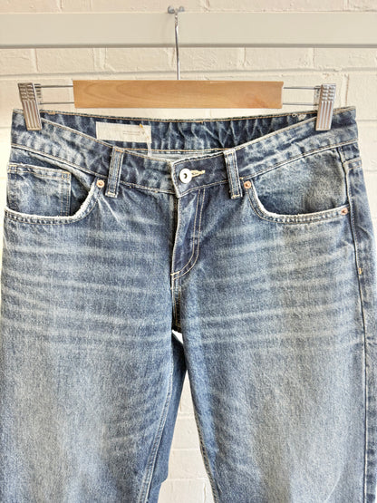Zara Wide Leg Denim Jeans - Size 8