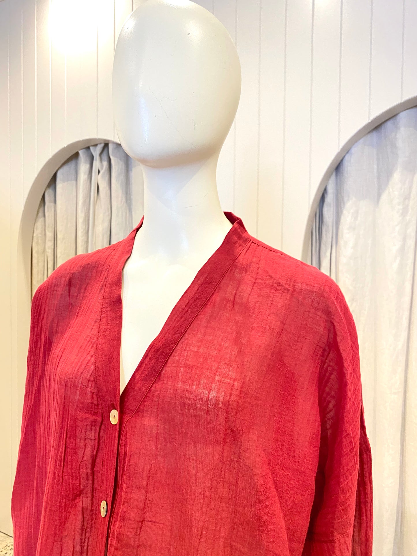 Monday Swimwear Barcelona Tunic in Burgundy - Size 14