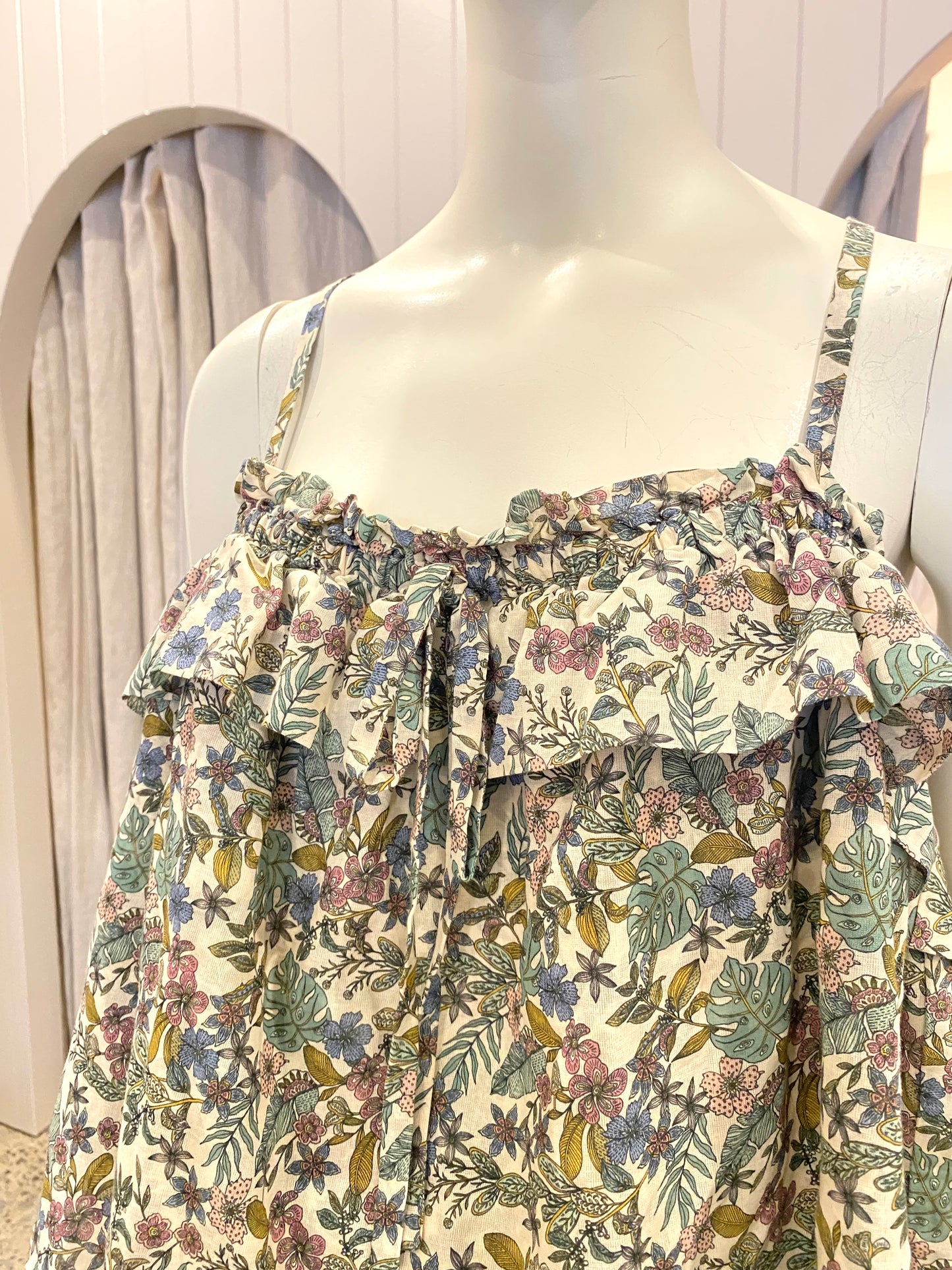 Morrison Cadence Top in Floral Print - Size 3 (12)