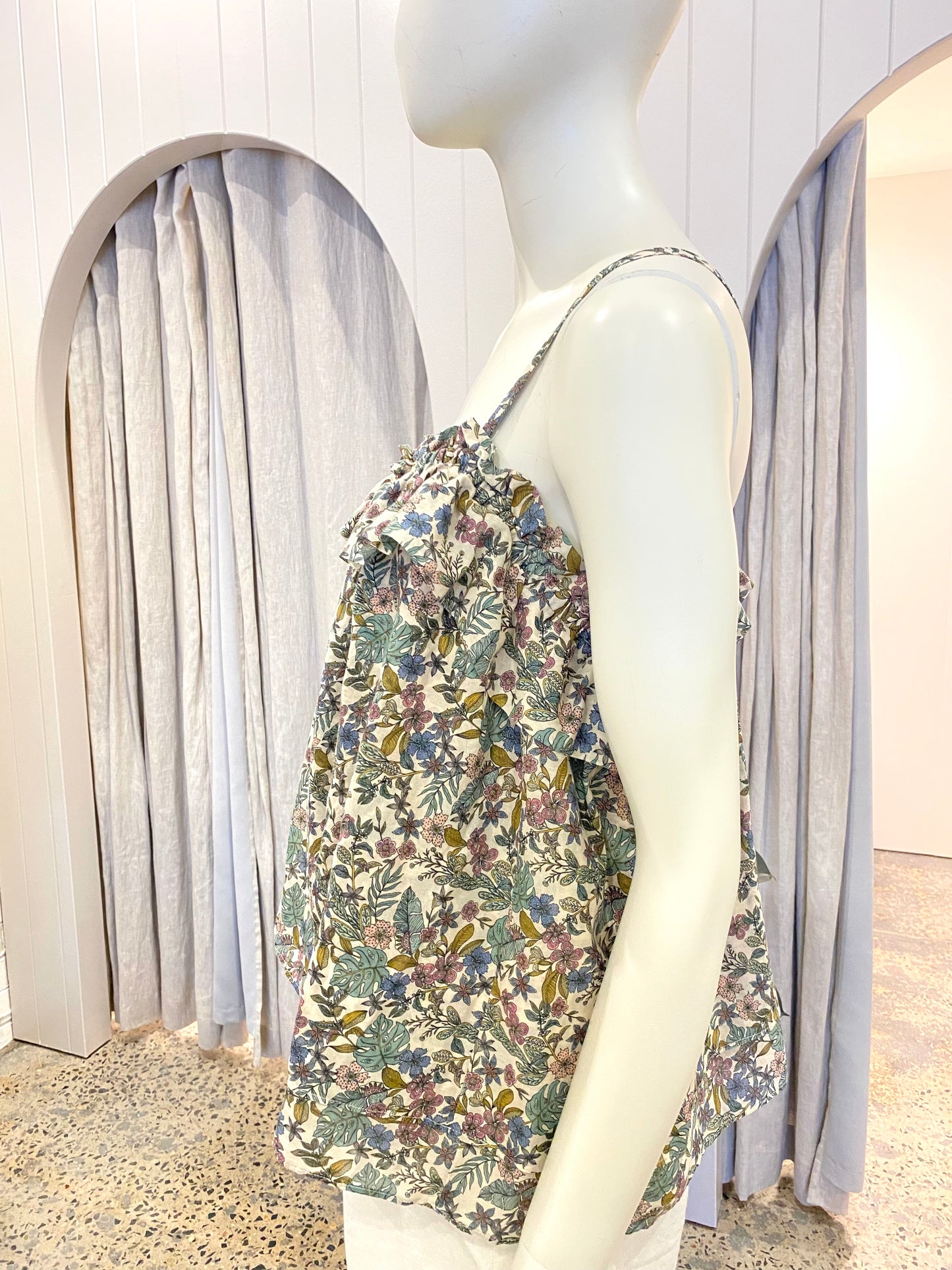 Morrison Cadence Top in Floral Print - Size 3 (12)