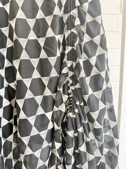 Sass & Bide Supernature Skirt in Black/White - Size 10