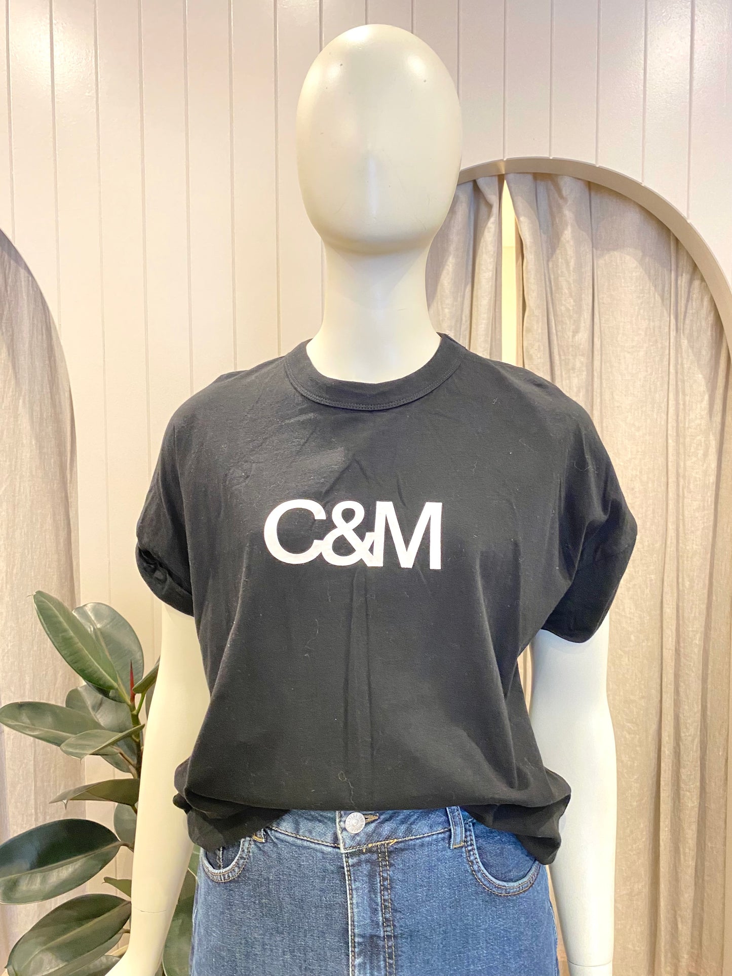 Camilla & Marc Huntington Tee in Black - Size 8