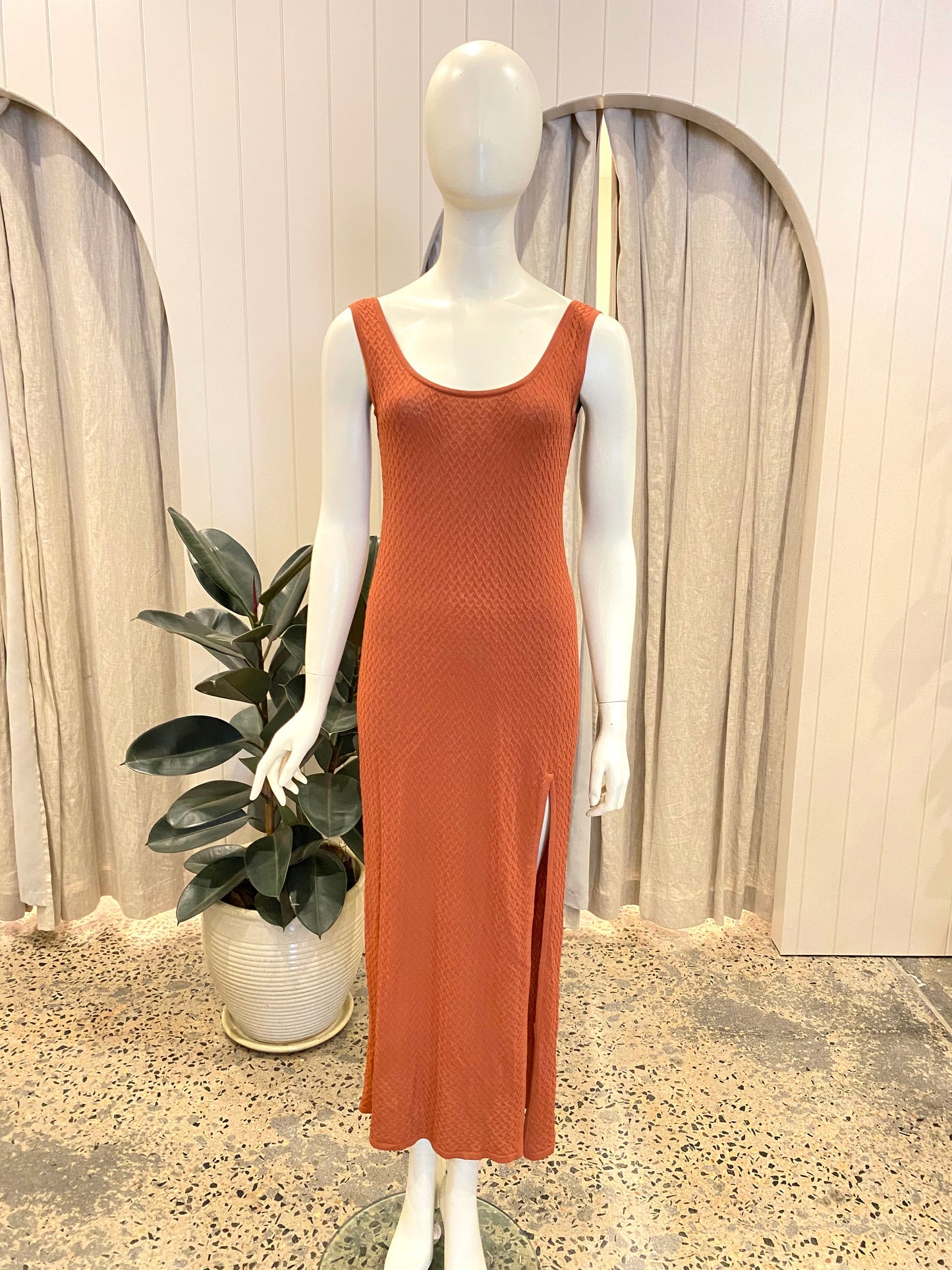 Monday Swimwear 'Honolulu' Dress in Copper -  Size 12