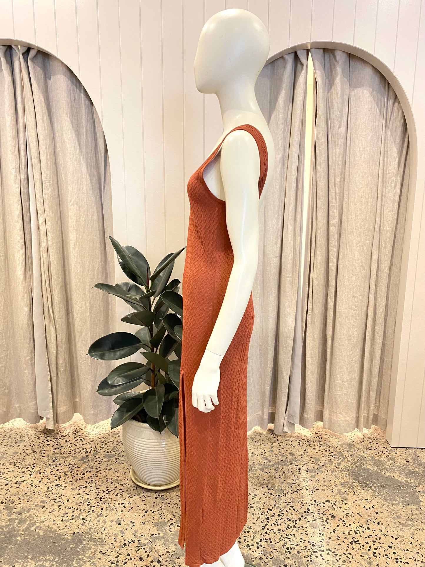 Monday Swimwear 'Honolulu' Dress in Copper -  Size 12