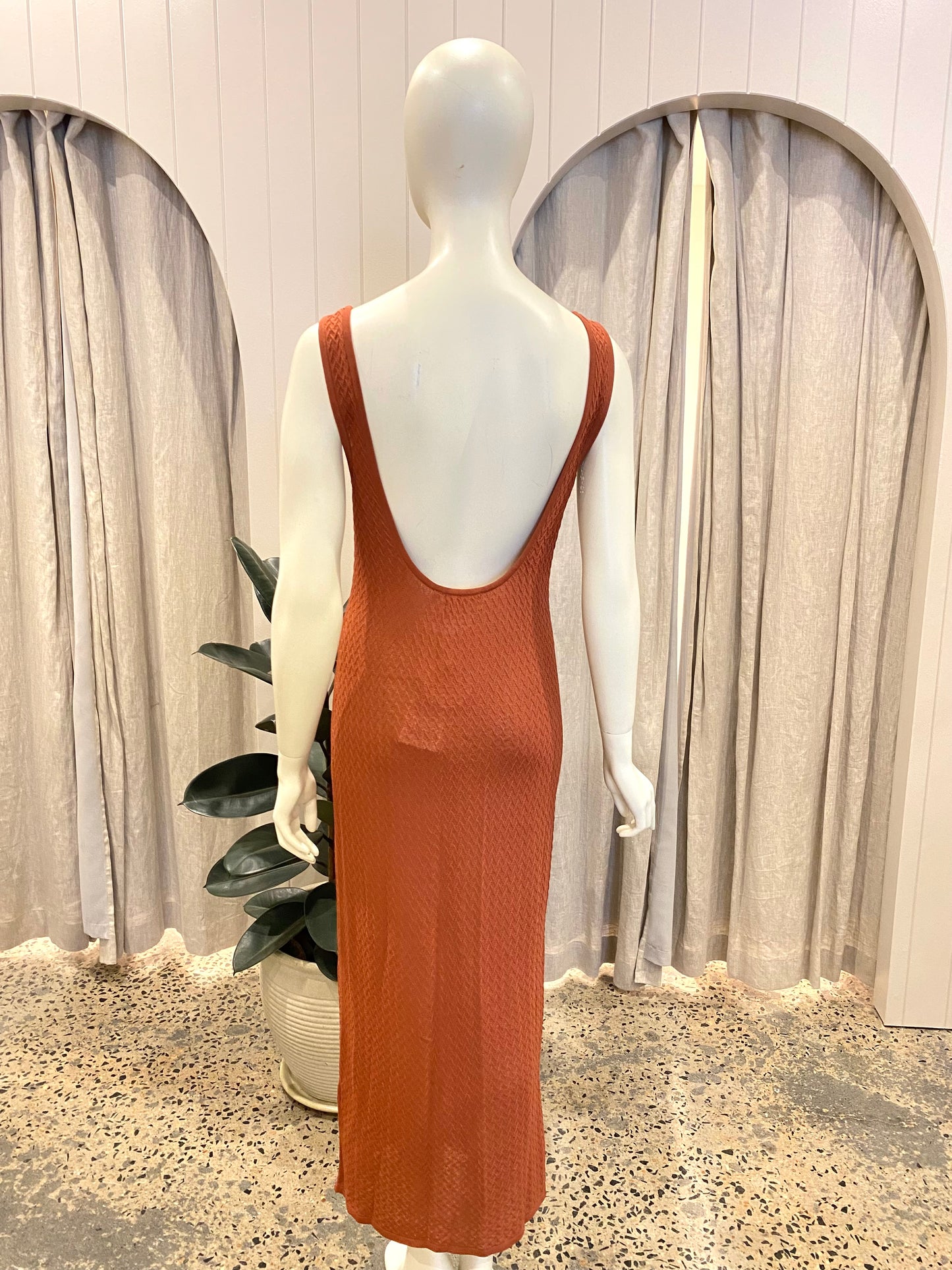 Monday Swimwear 'Honolulu' Dress in Copper -  Size 12