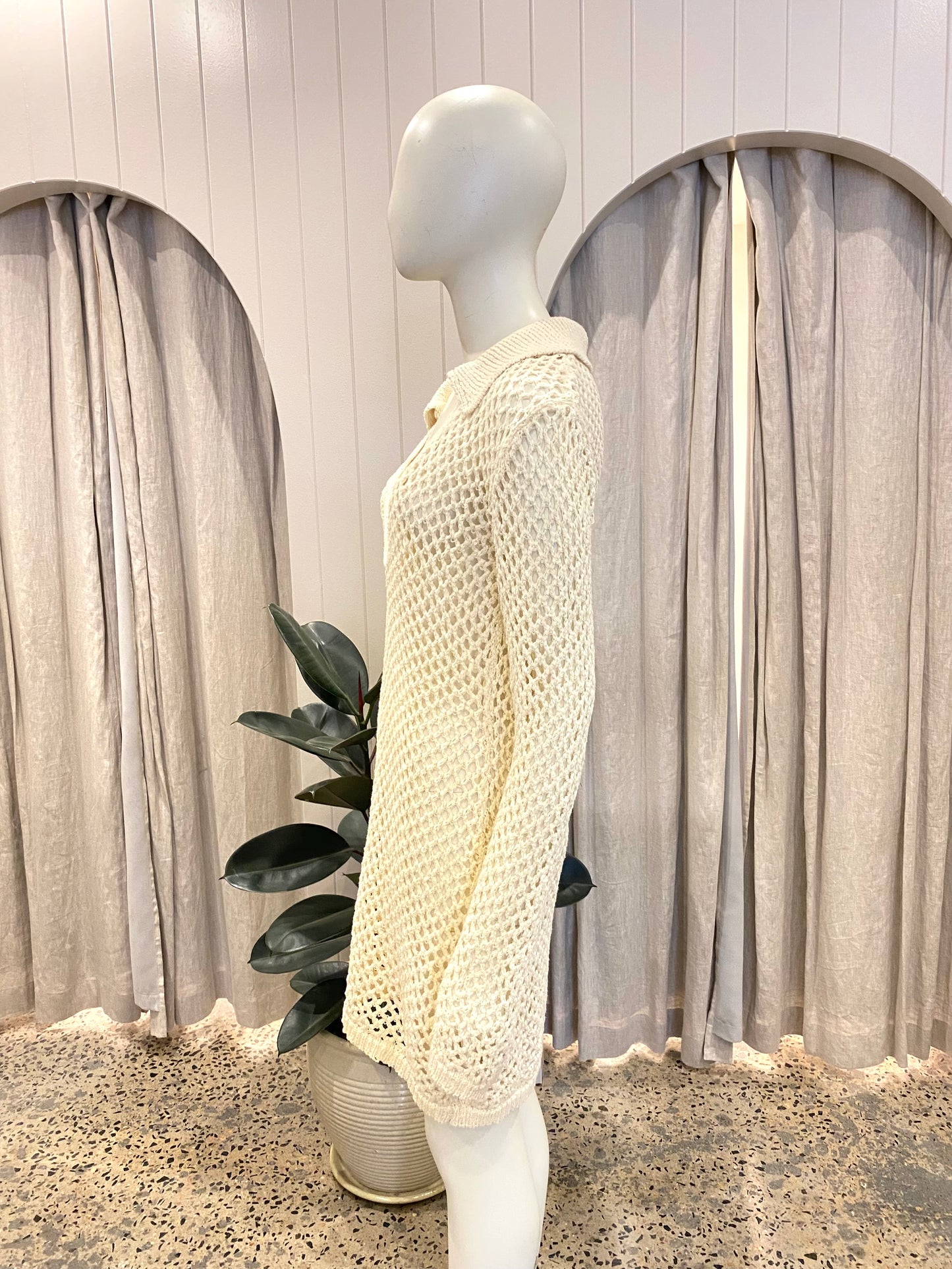 Monday Swimwear 'Newport' Crochet Dress - Size M (10/12)