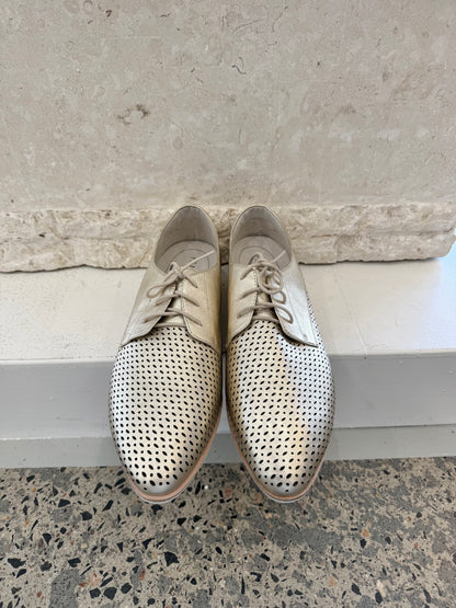 Frankie 4 Gold Beth Brogues - Size 13