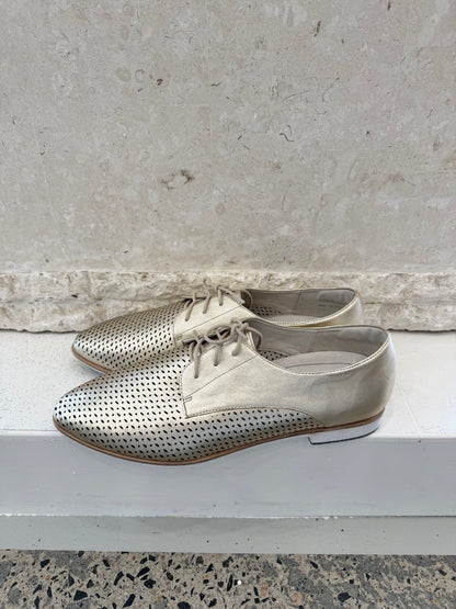Frankie 4 Gold Beth Brogues - Size 13