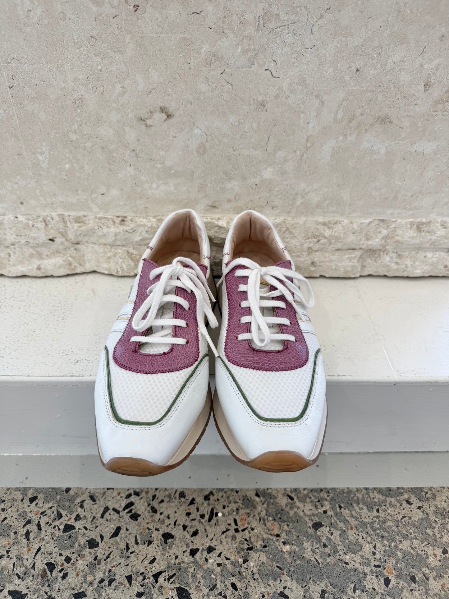 Hispanitas White Kaira Sneakers - Size 40