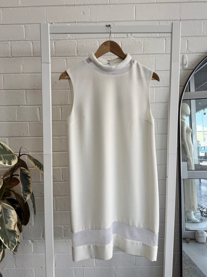 Camilla and Marc White Shift Dress - Size 10