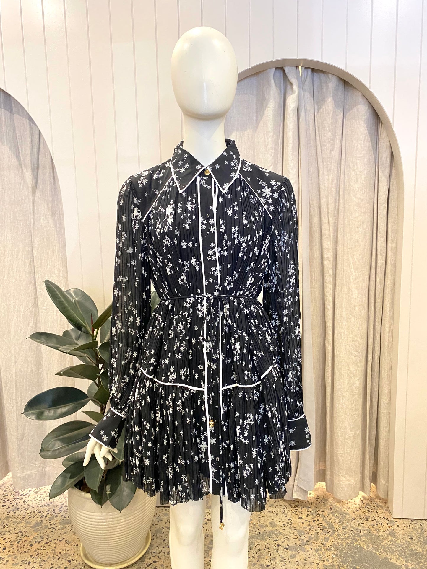 AJE Starflower Mini Dress - Size 10