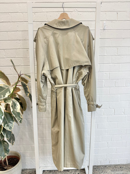 Gant Heritage Khaki Trench Coat - Size L (14 - 16)
