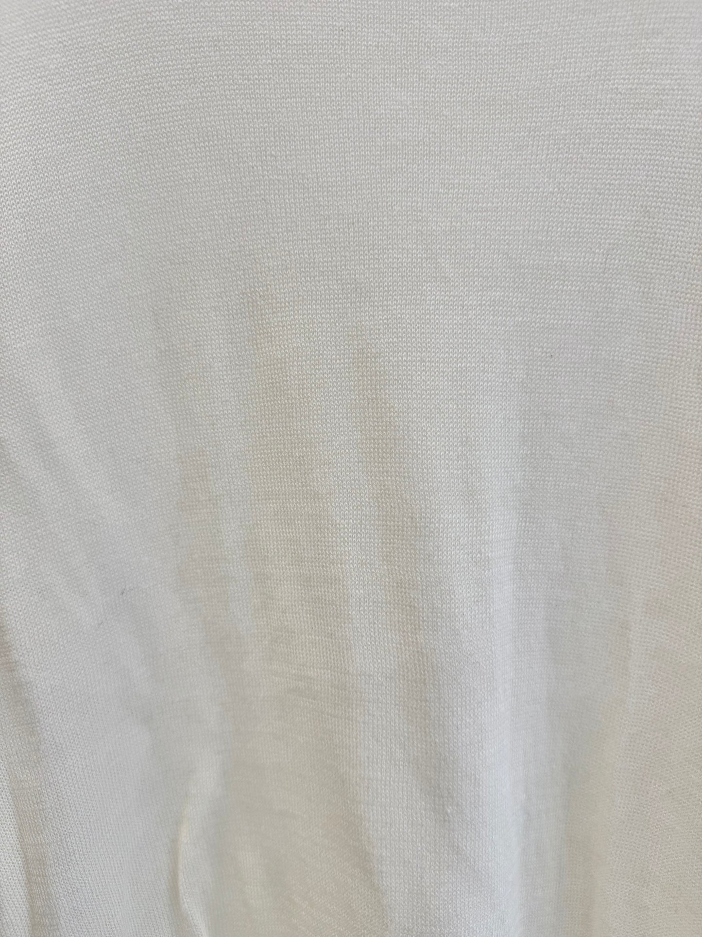 Miann and Co Ivory Knit Tee - Size M (12 - 14)