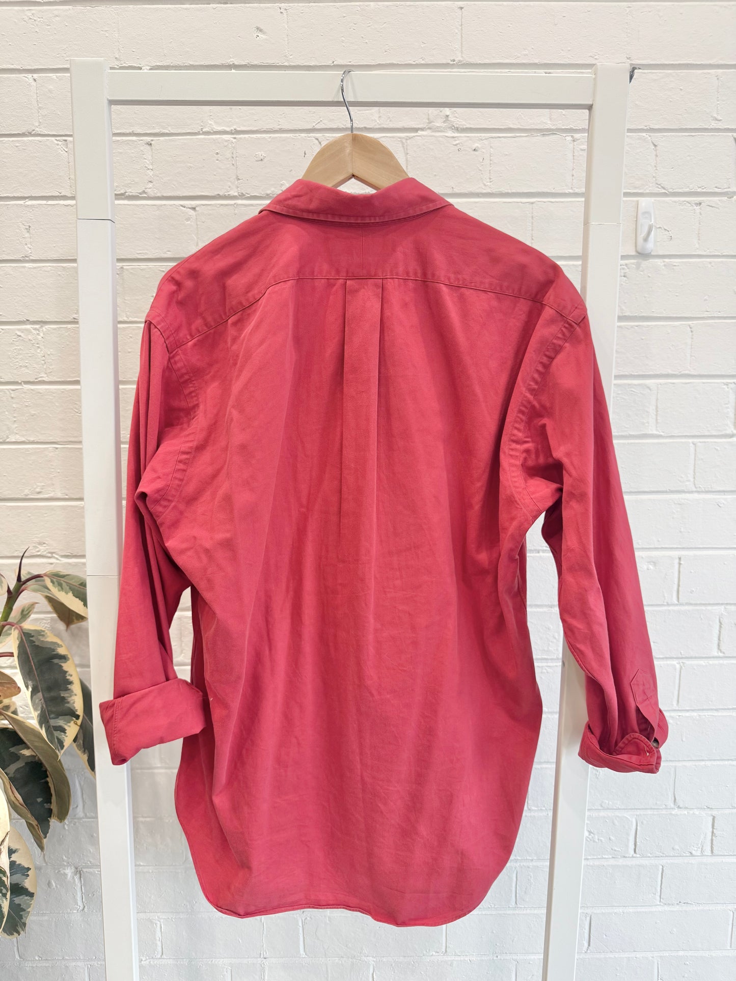 Ralph Lauren Red Blaire Shirt - Size M (12 - 14)