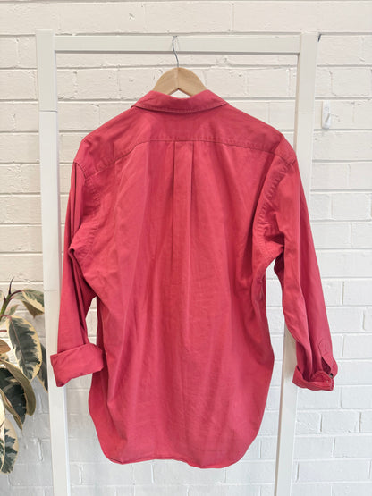 Ralph Lauren Red Blaire Shirt - Size M (12 - 14)