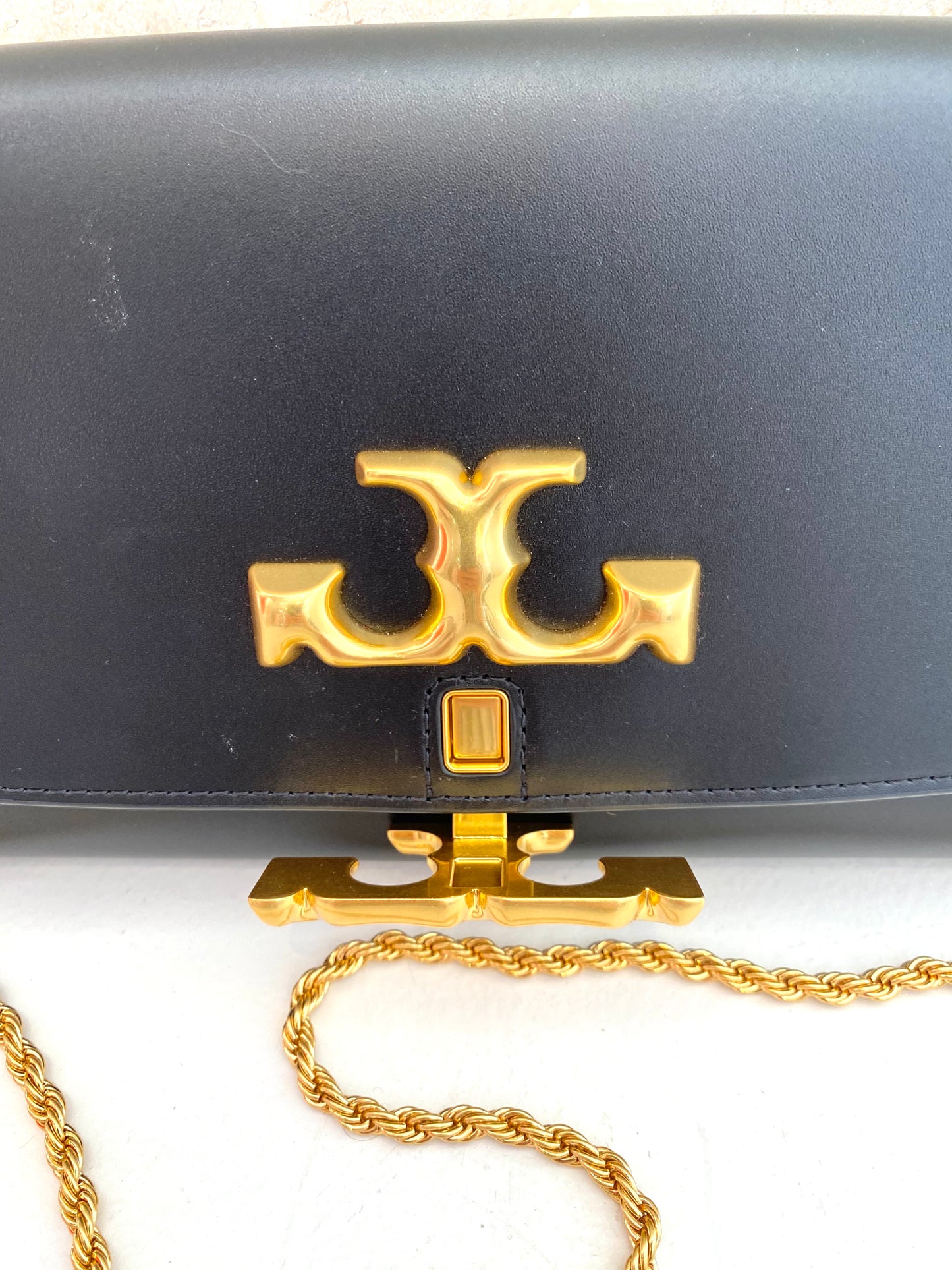 Tory Burch Eleanor Clutch in Black