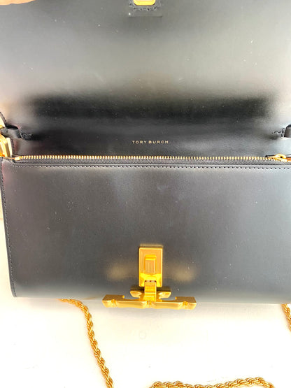 Tory Burch Eleanor Clutch in Black