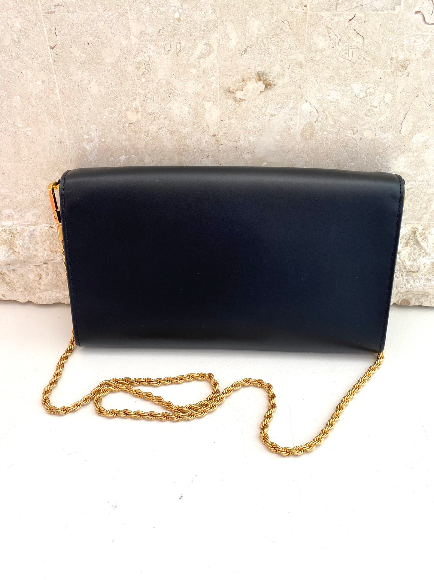 Tory Burch Eleanor Clutch in Black