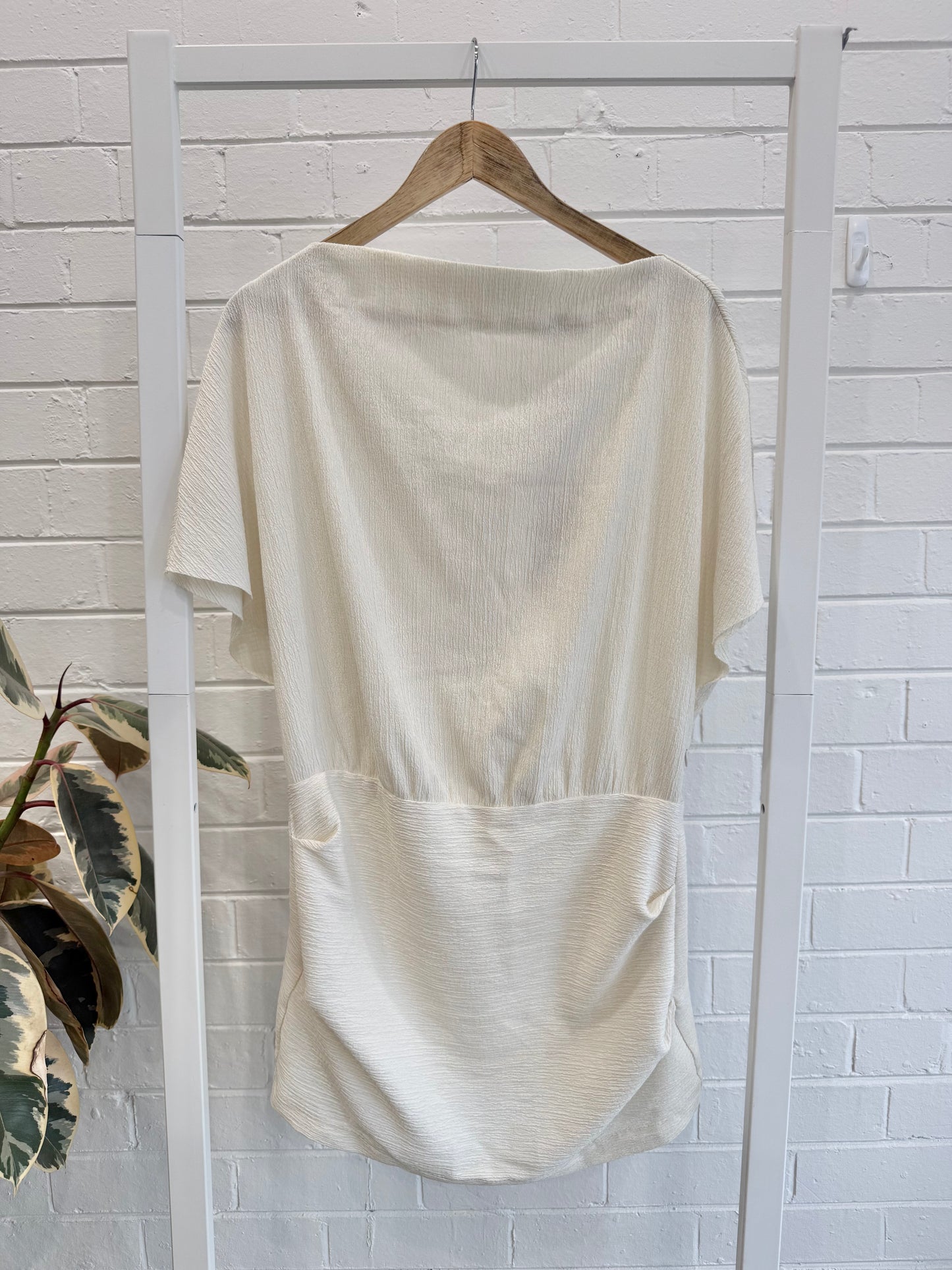 Bec and Bridge Ivory Jolene Mini Dress - Size 10